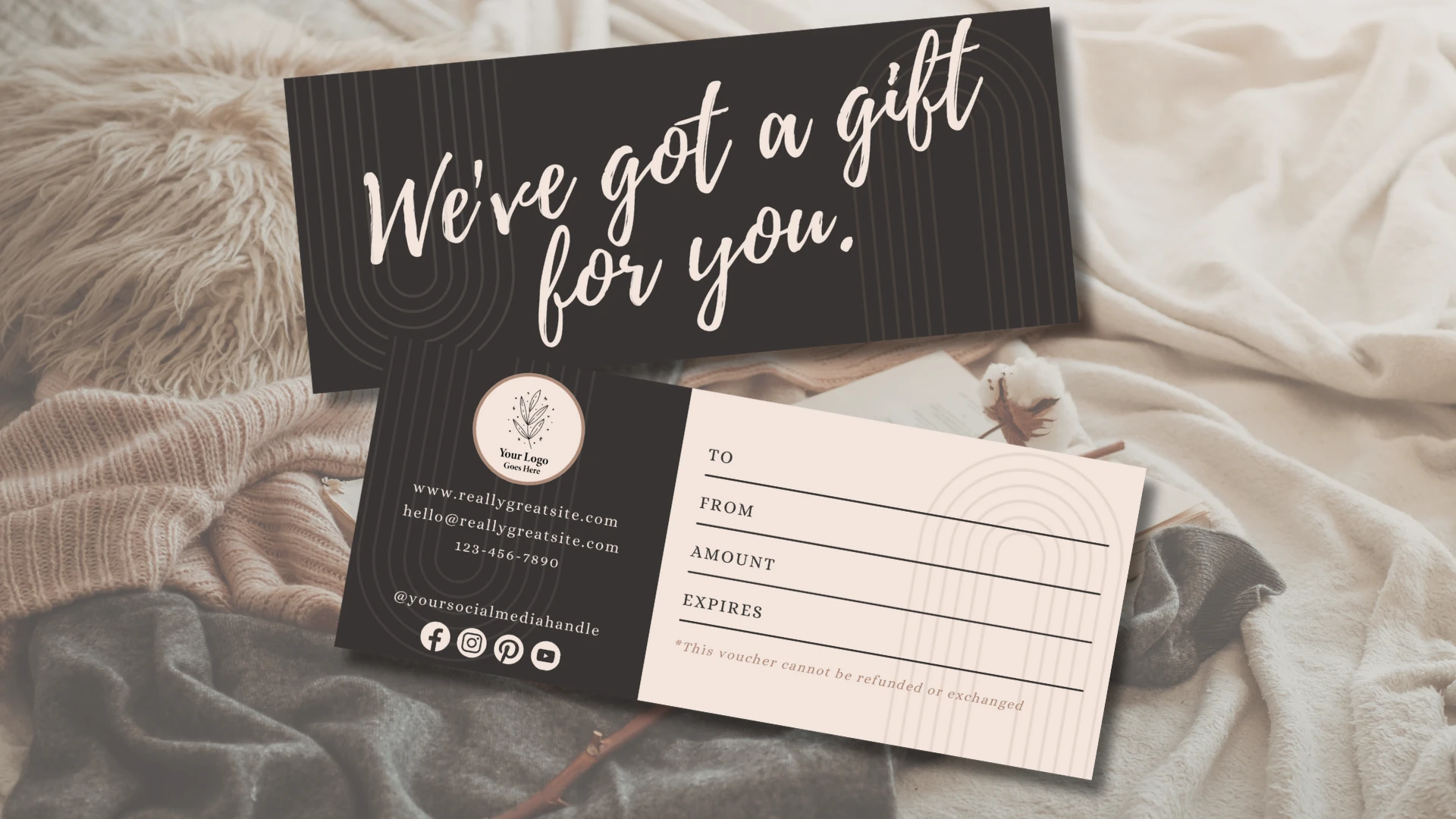 Printable small business gift certificate